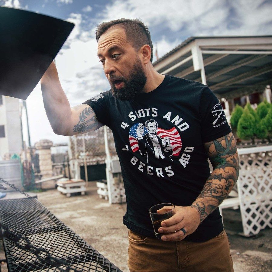 Grunt Style Tshirt - 4 Shots T-Shirt - Black