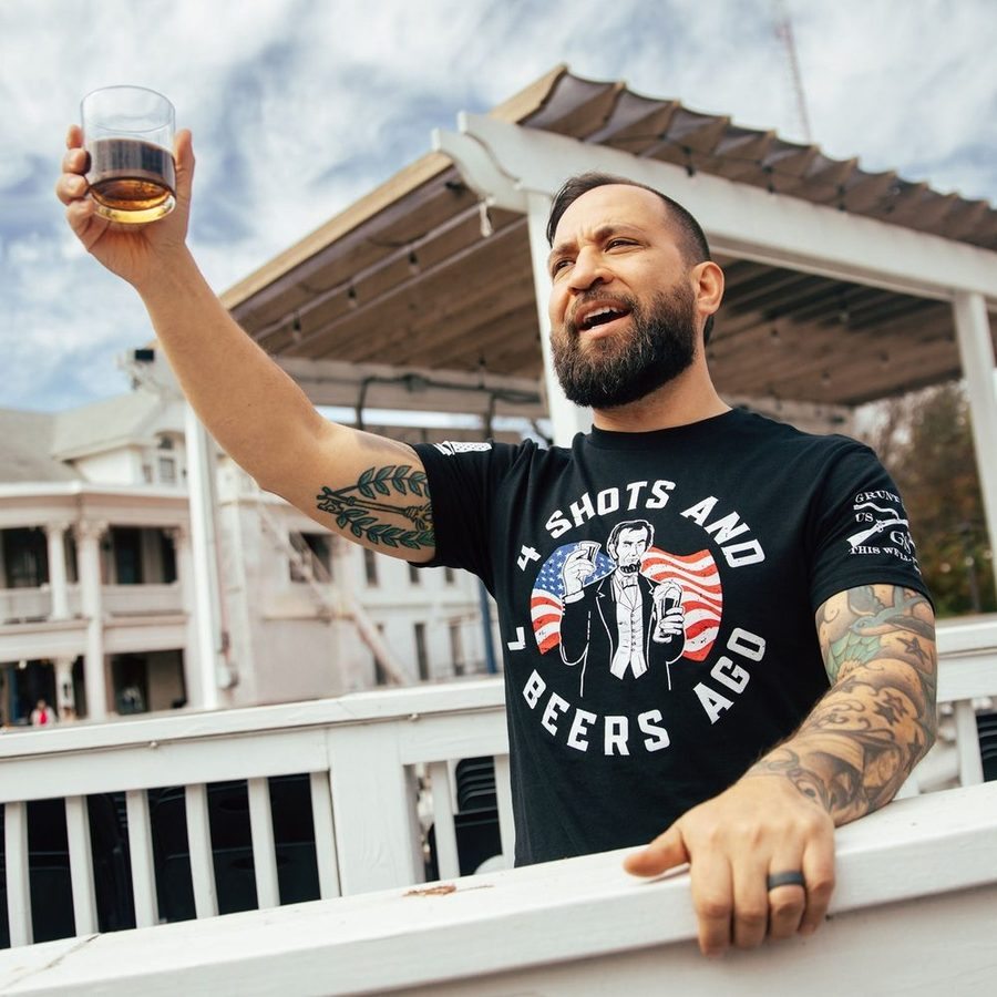 Grunt Style Tshirt - 4 Shots T-Shirt - Black