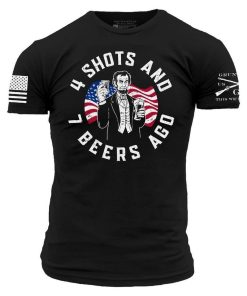Grunt Style Tshirt - 4 Shots T-Shirt - Black 