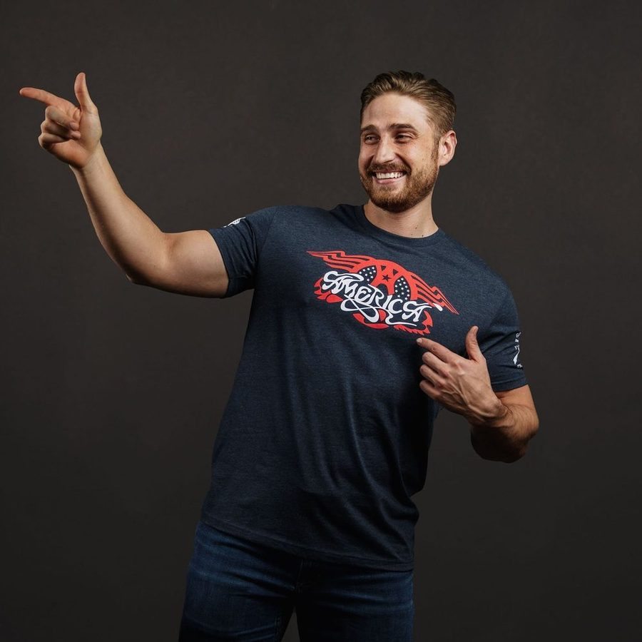 Grunt Style Tshirt - AeroAmerica T-Shirt - Midnight Navy