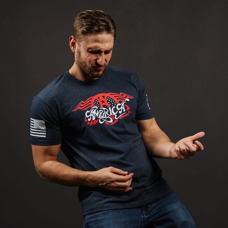Grunt Style Tshirt - AeroAmerica T-Shirt - Midnight Navy