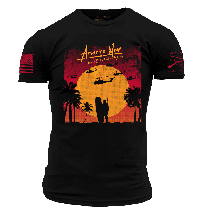 Grunt Style Tshirt - America Now T-Shirt - Black