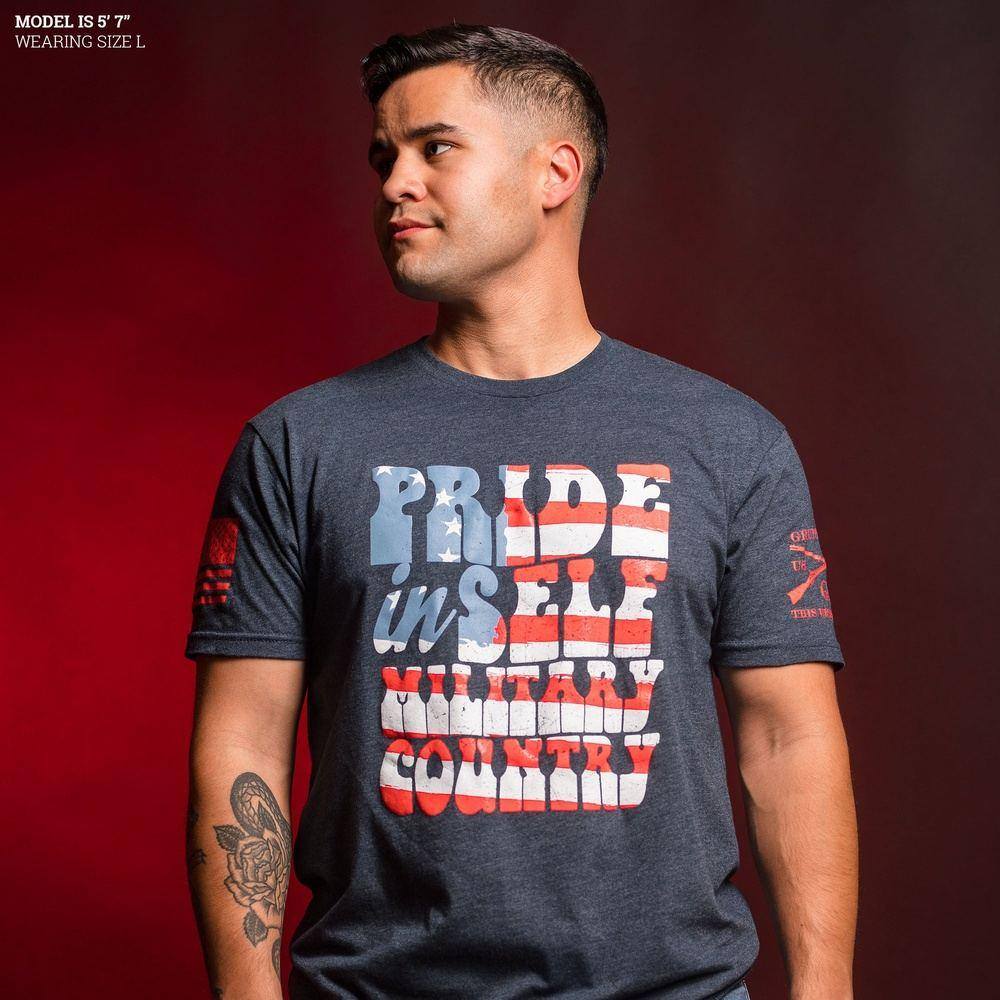 Grunt Style Tshirt - America's Message T-Shirt - Midnight Navy
