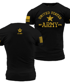 Grunt Style Tshirt - Army Est. 1775 T-Shirt - Black 