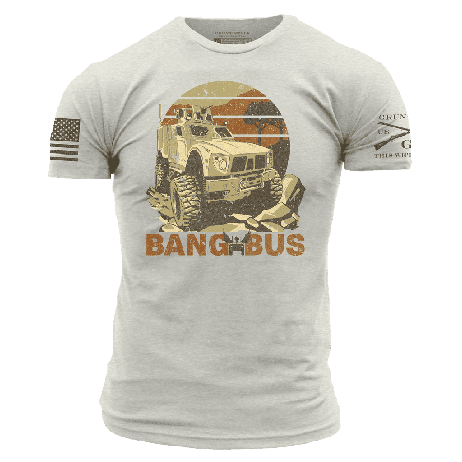 Grunt Style Tshirt - Bang Bus T-Shirt - Sand 