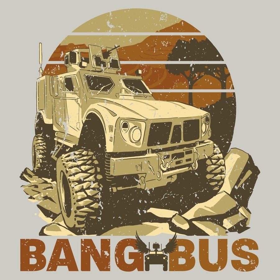 Grunt Style Tshirt - Bang Bus T-Shirt - Sand