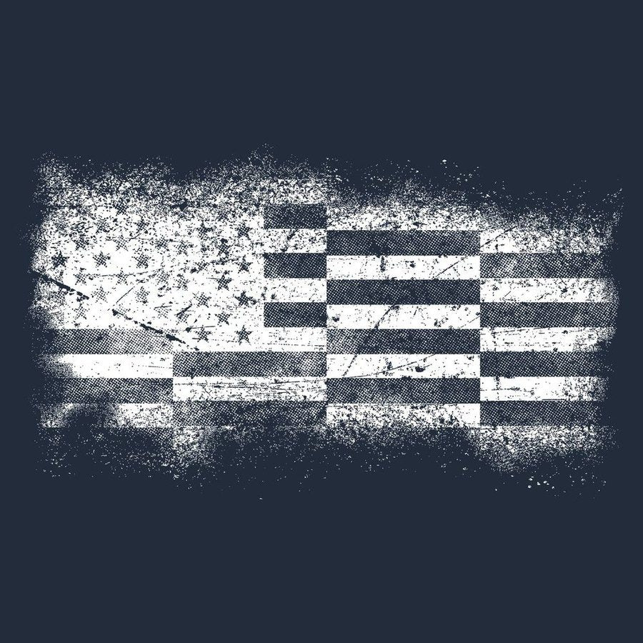 Grunt Style Tshirt - Bar Flag T-Shirt - Midnight Navy
