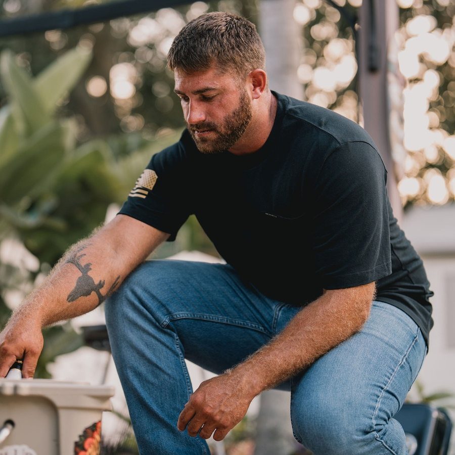 Grunt Style Tshirt - Basic Heavyweight Pocket T-Shirt - Black