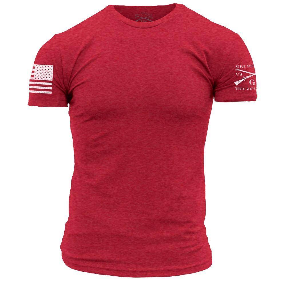 Grunt Style Tshirt - Basic T-Shirt - Red 
