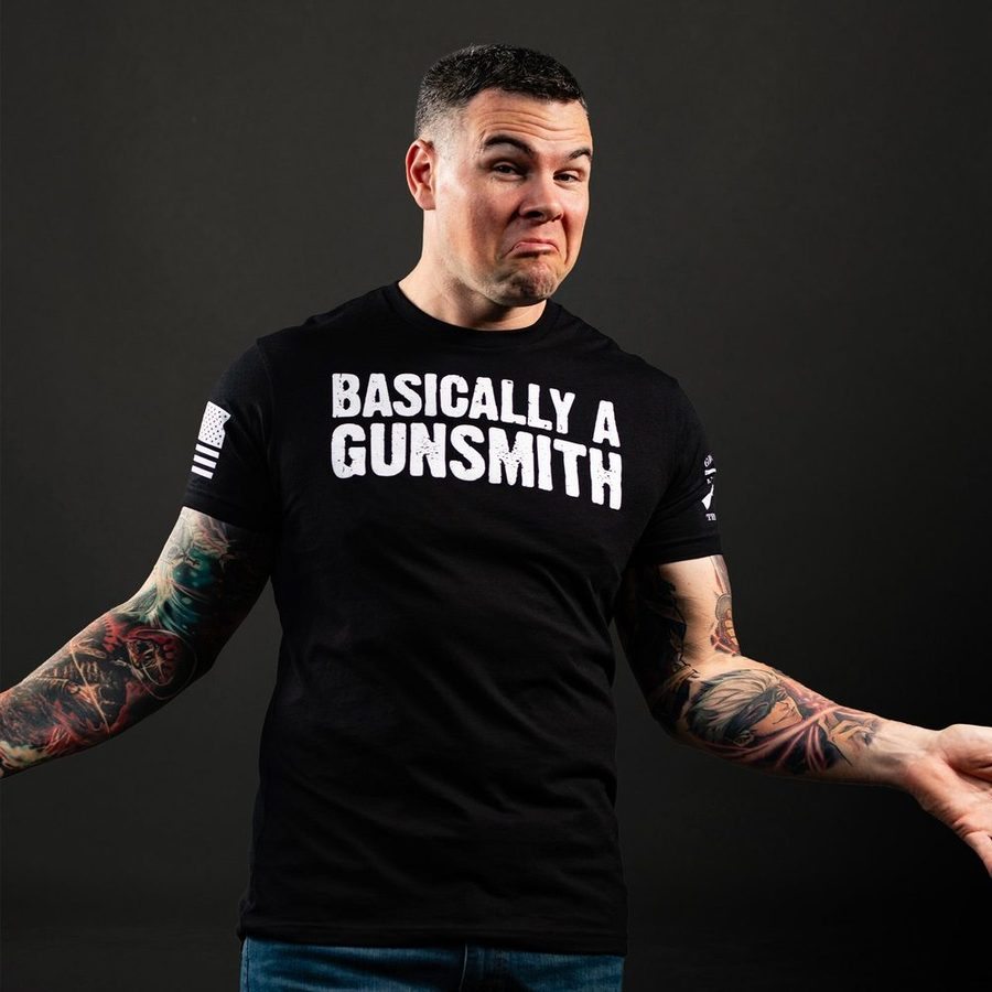 Grunt Style Tshirt - Basically A Gunsmith T-Shirt - Black