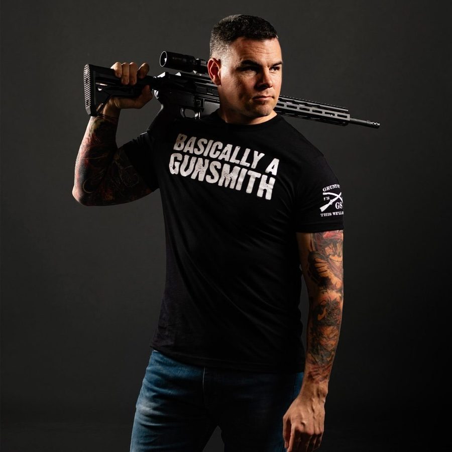 Grunt Style Tshirt - Basically A Gunsmith T-Shirt - Black
