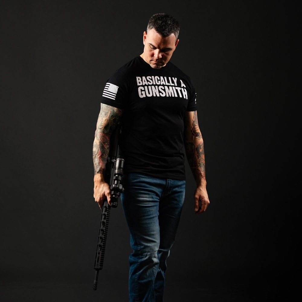 Grunt Style Tshirt - Basically A Gunsmith T-Shirt - Black