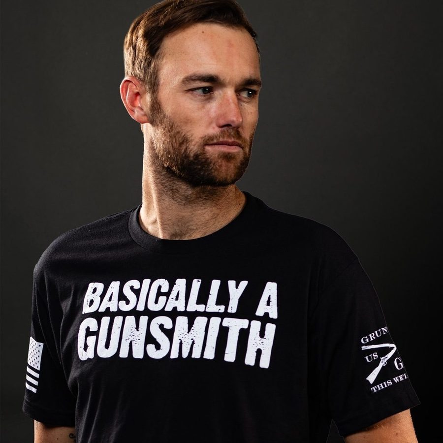 Grunt Style Tshirt - Basically A Gunsmith T-Shirt - Black