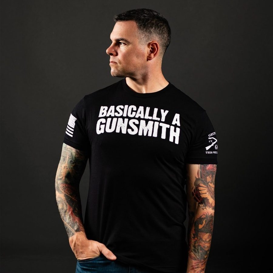 Grunt Style Tshirt - Basically A Gunsmith T-Shirt - Black