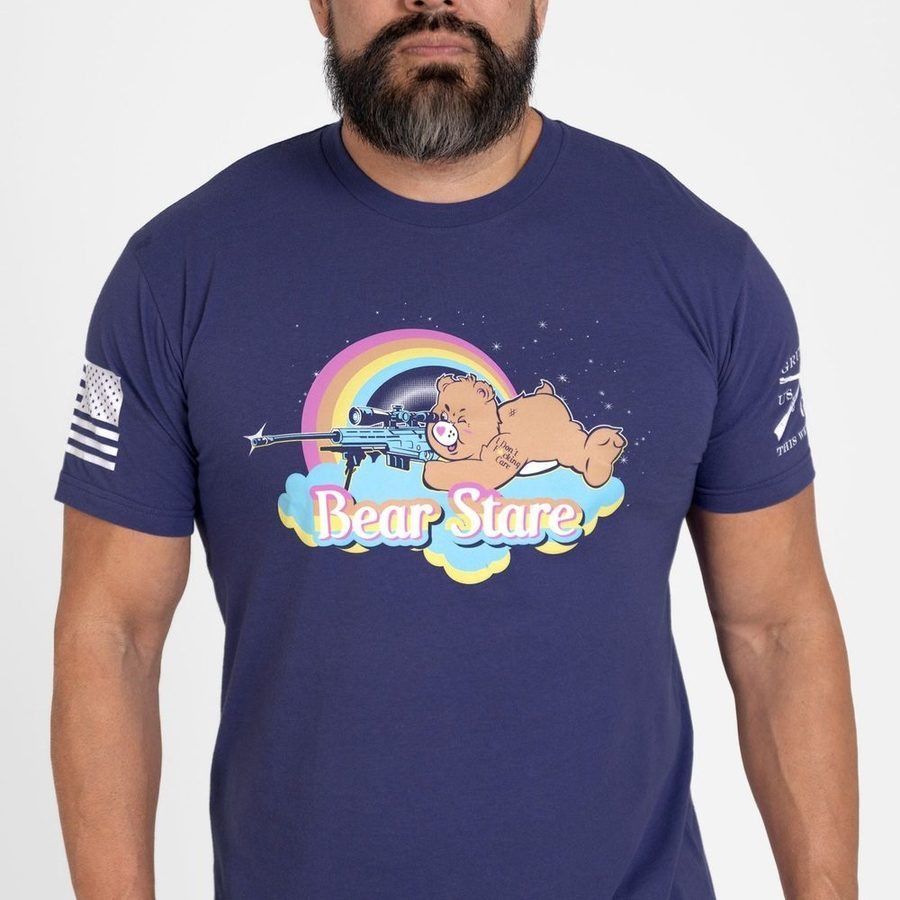 Grunt Style Tshirt - Bear Stare T-Shirt - Future Dusk