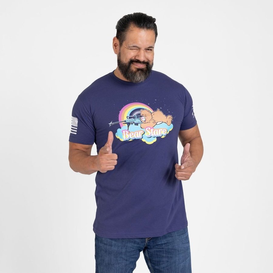 Grunt Style Tshirt - Bear Stare T-Shirt - Future Dusk