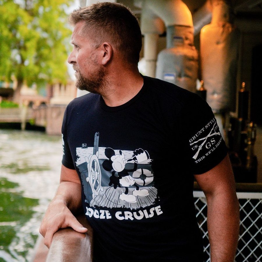Grunt Style Tshirt - Booze Cruise T-Shirt - Black