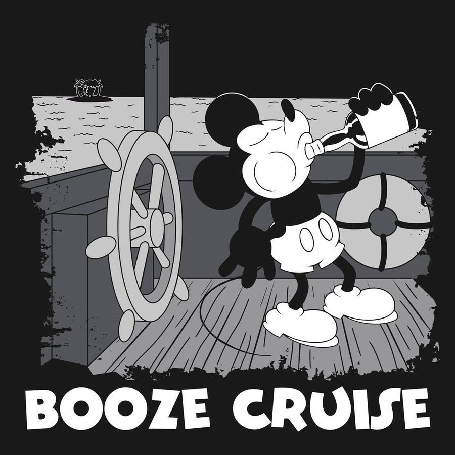 Grunt Style Tshirt - Booze Cruise T-Shirt - Black