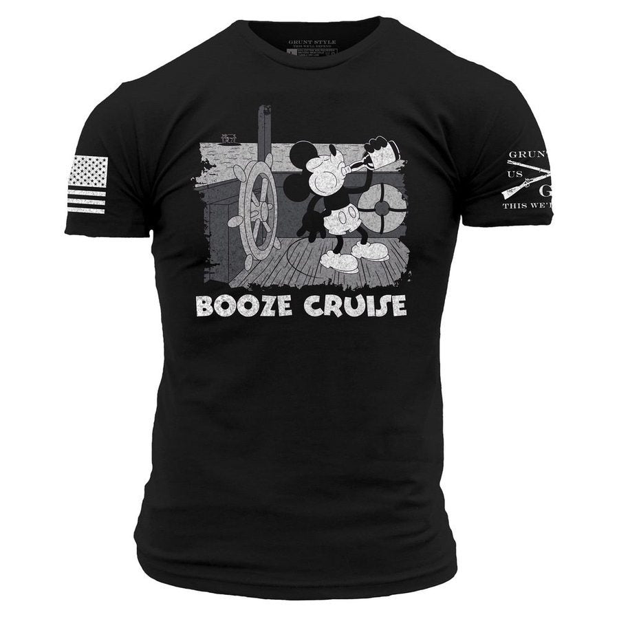 Grunt Style Tshirt - Booze Cruise T-Shirt - Black
