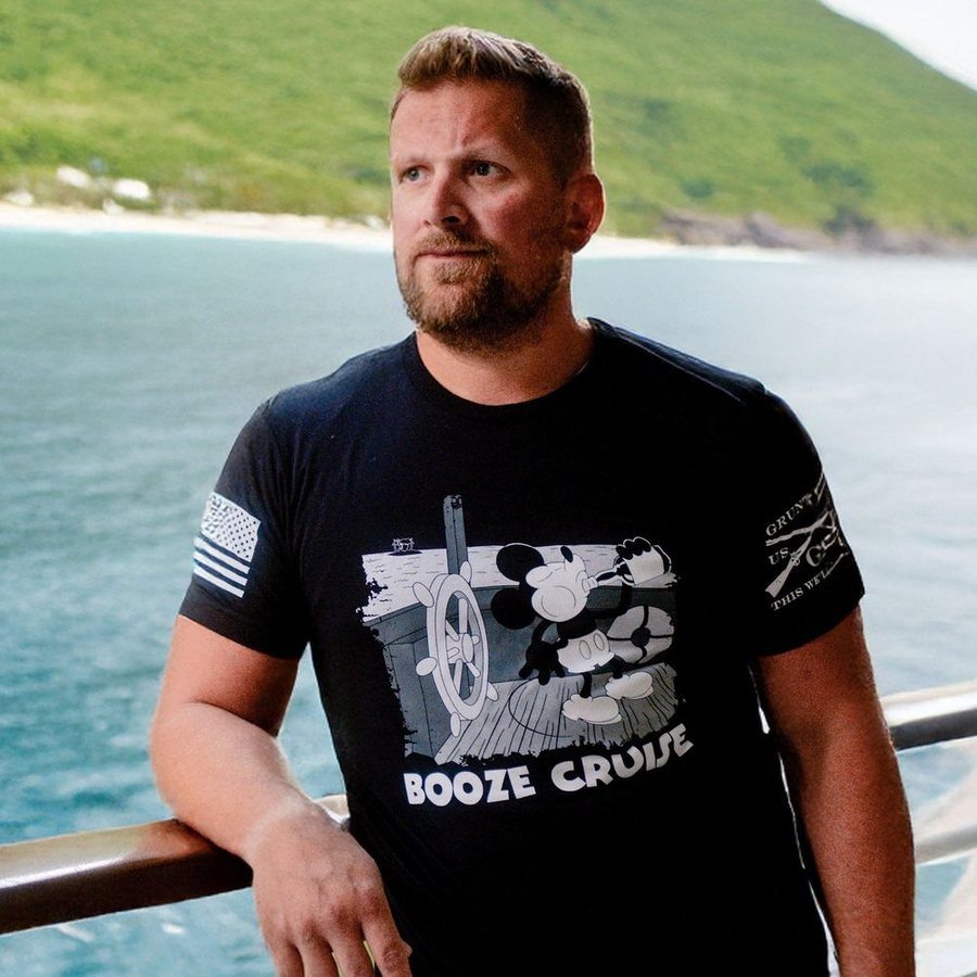 Grunt Style Tshirt - Booze Cruise T-Shirt - Black