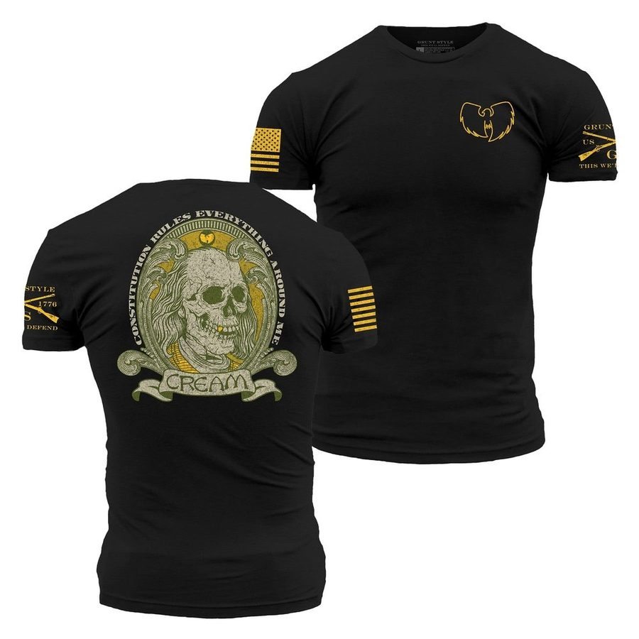 Grunt Style Tshirt - Cream T-Shirt - Black 