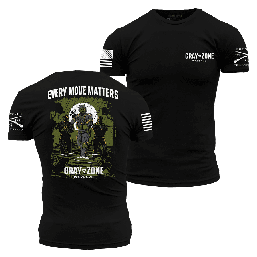 Grunt Style Tshirt - Every Move Matters T-Shirt - Black
