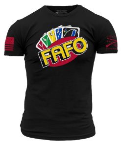 Grunt Style Tshirt - FAFO Wild Card T-Shirt - Black 