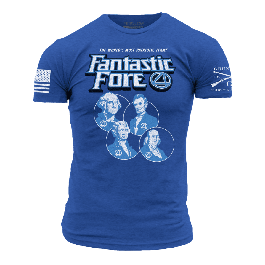 Grunt Style Tshirt - Fantastic Fore Edition T-Shirt - Royal