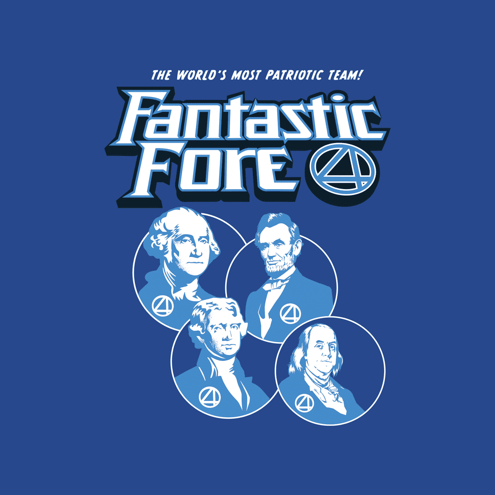 Grunt Style Tshirt - Fantastic Fore Edition T-Shirt - Royal