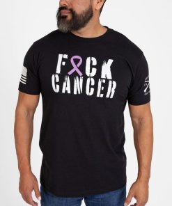 Grunt Style Tshirt - F*ck All Cancer T-Shirt - Black 