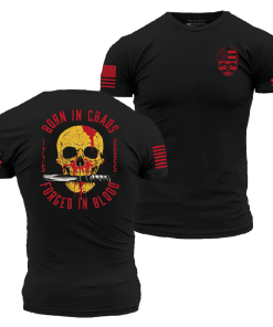 Grunt Style Tshirt - Forged In Blood T-Shirt - Black 