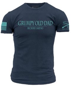Grunt Style Tshirt - Grumpy Old Dad T-Shirt - Midnight Navy 