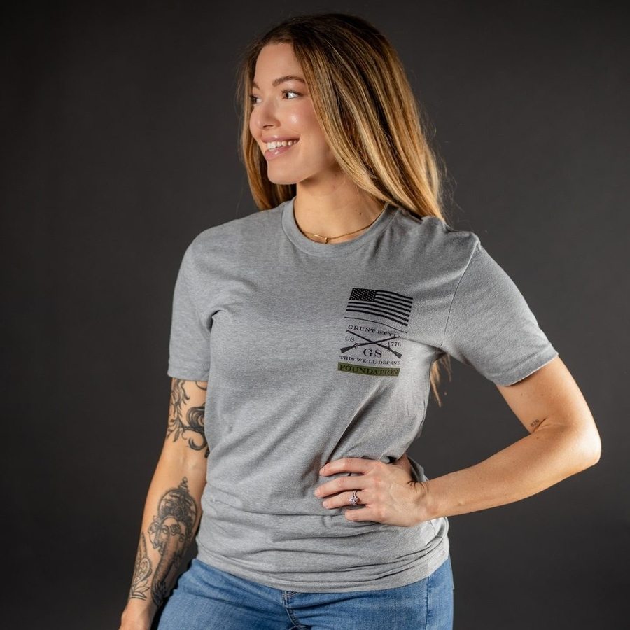Grunt Style Tshirt - Grunt Style Foundation Advocacy T-Shirt - Dark Heather Gray