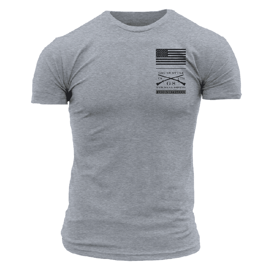 Grunt Style Tshirt - Grunt Style Foundation Advocacy T-Shirt - Dark Heather Gray