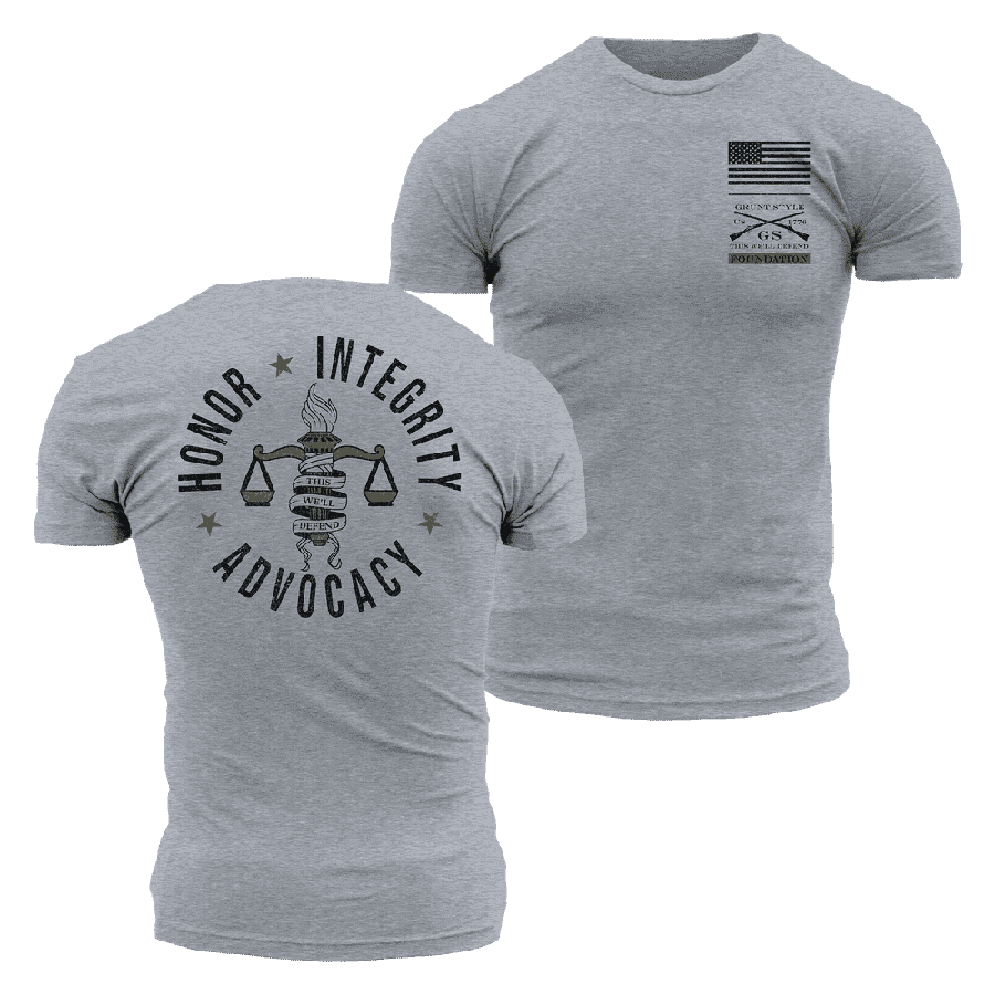 Grunt Style Tshirt - Grunt Style Foundation Advocacy T-Shirt - Dark Heather Gray