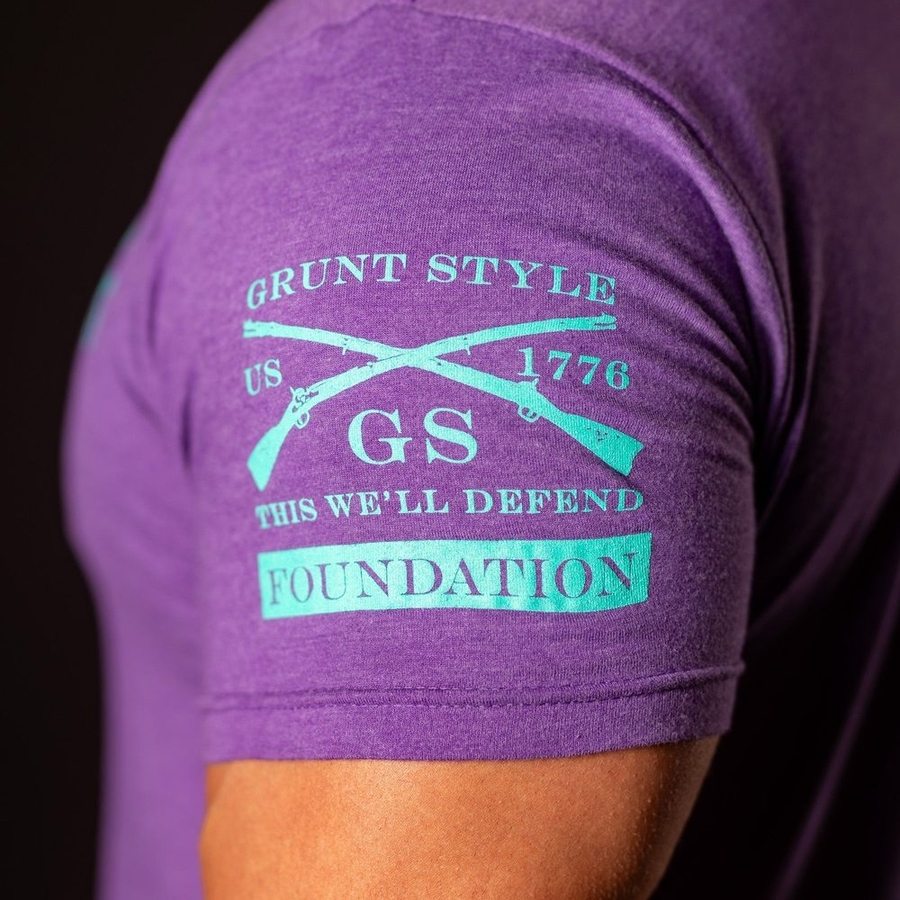 Grunt Style Tshirt - Grunt Style Foundation No More T-Shirt - Purple Rush