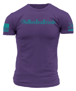 Grunt Style Tshirt - Grunt Style Foundation No More T-Shirt - Purple Rush 