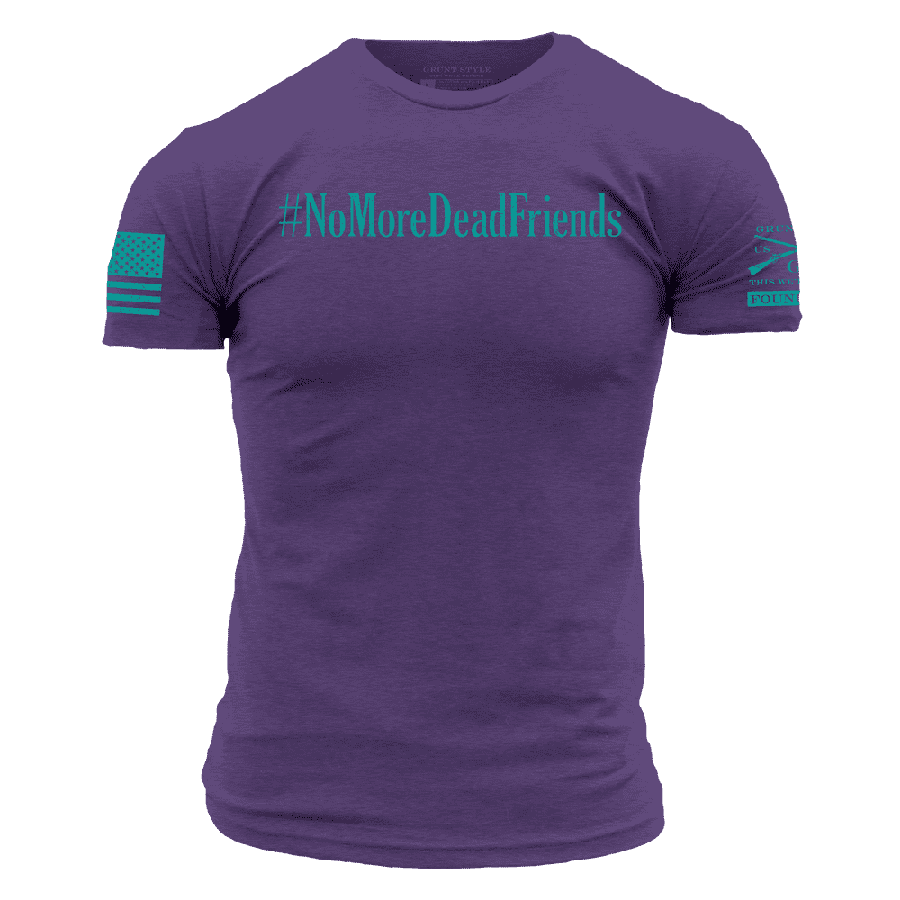Grunt Style Tshirt - Grunt Style Foundation No More T-Shirt - Purple Rush