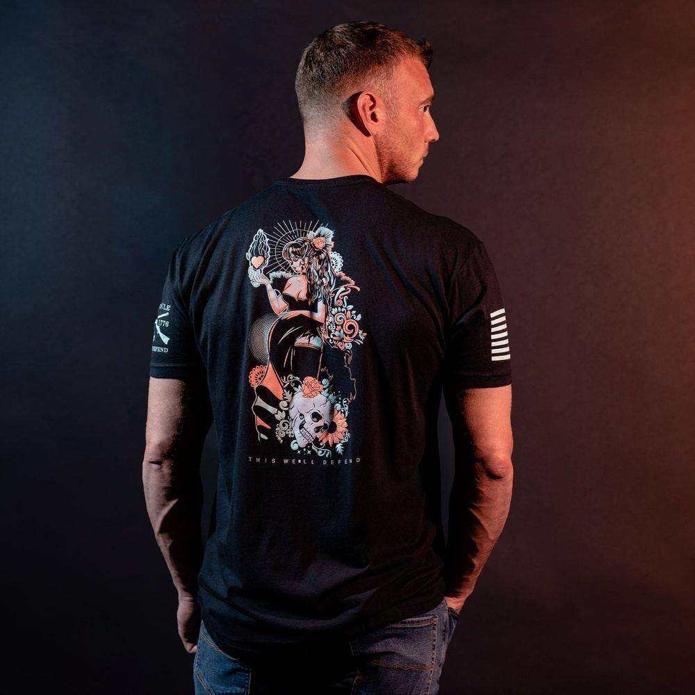 Grunt Style Tshirt - In Hearts We Live Forever T-Shirt - Black 