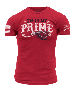 Grunt Style Tshirt - In My Prime T-Shirt - Red 