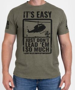 Grunt Style Tshirt - It's Easy T-Shirt - Military Green 