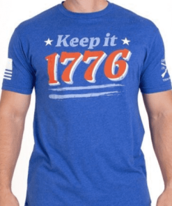 Grunt Style Tshirt - Keep It 1776 - Royal 