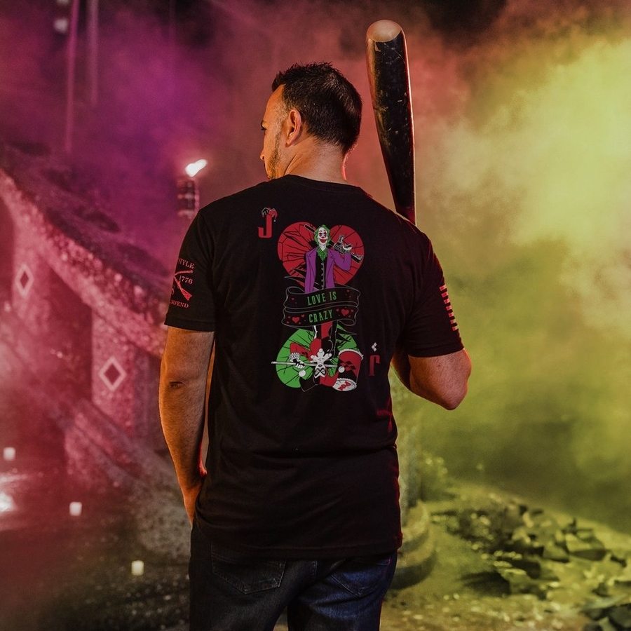 Grunt Style Tshirt - Love Is Crazy T-Shirt - Black