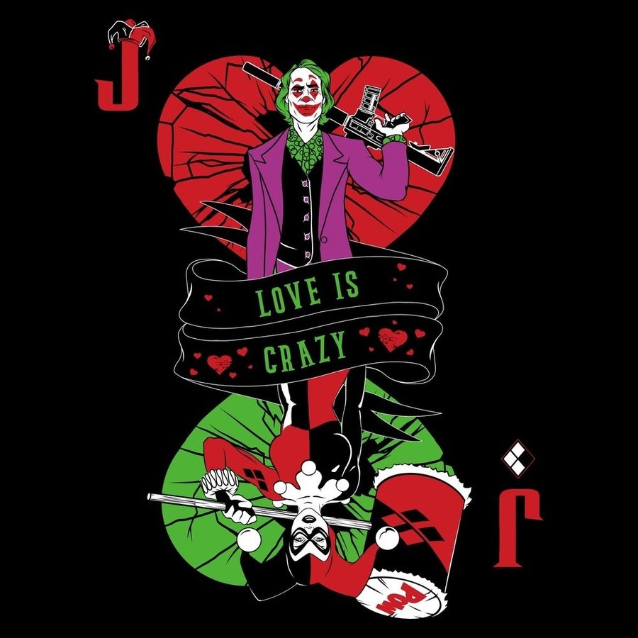 Grunt Style Tshirt - Love Is Crazy T-Shirt - Black