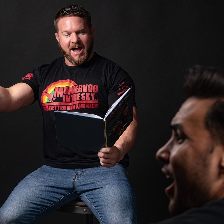 Grunt Style Tshirt - Murderhog T-Shirt - Black