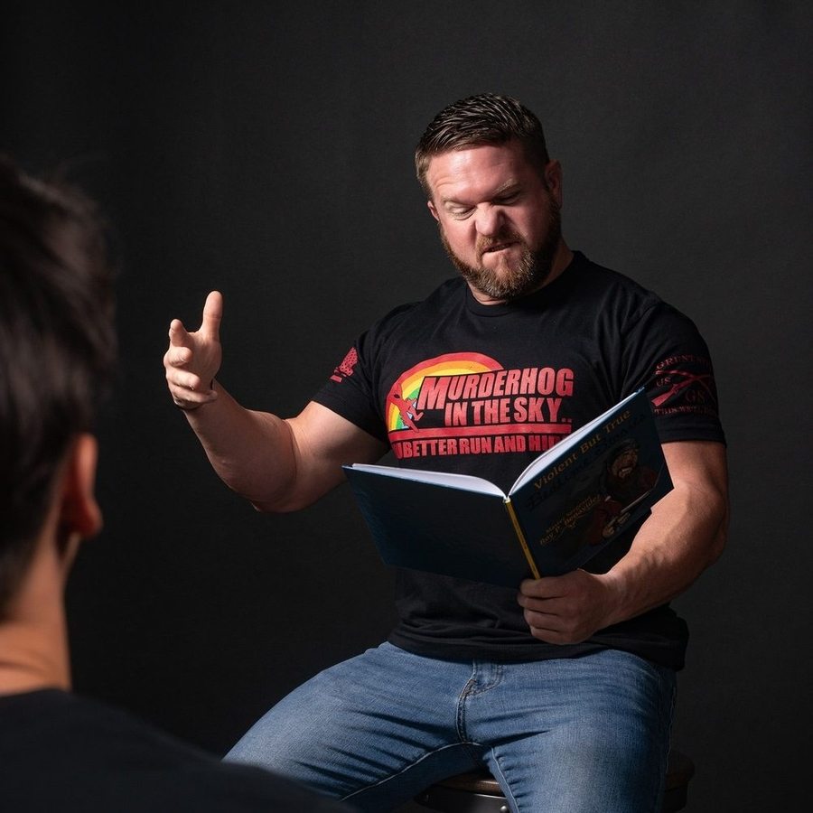 Grunt Style Tshirt - Murderhog T-Shirt - Black