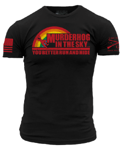 Grunt Style Tshirt - Murderhog T-Shirt - Black 