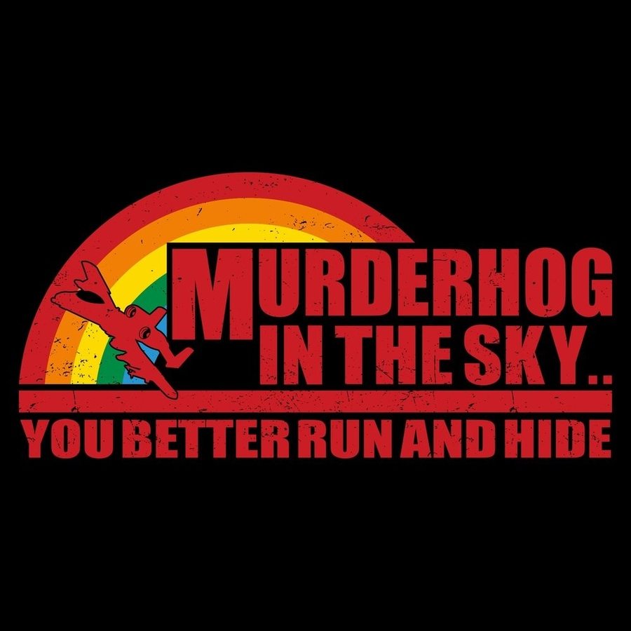 Grunt Style Tshirt - Murderhog T-Shirt - Black