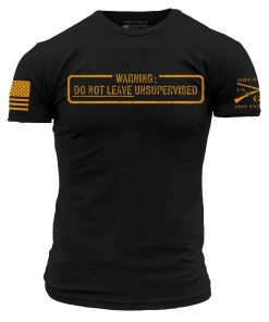 Grunt Style Tshirt - Needs Supervision T-Shirt - Black 