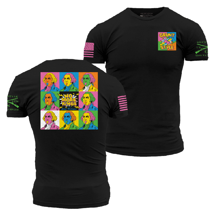 Grunt Style Tshirt - No More Kings T-Shirt - Black 